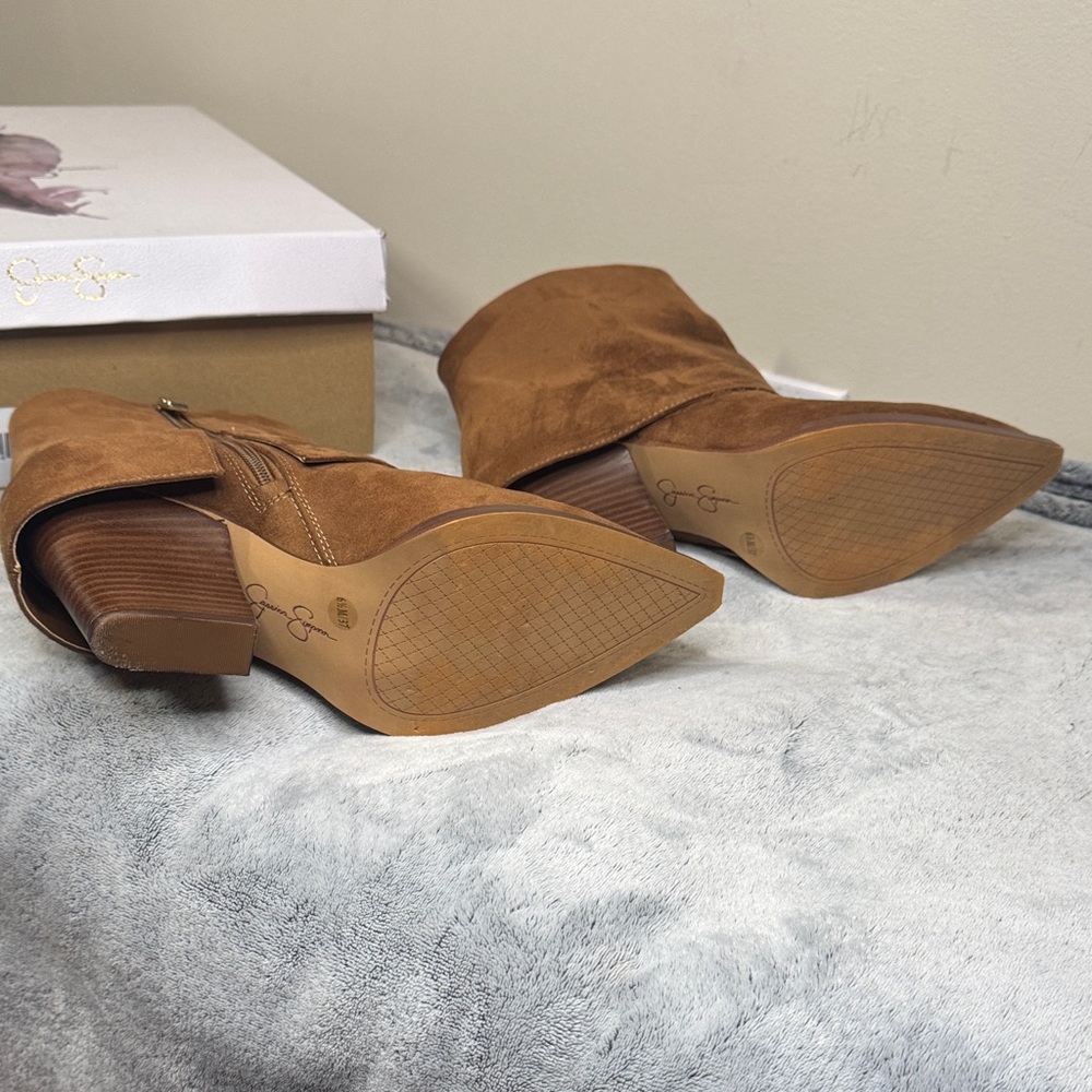 Jessica Simpson Lerra Tobacco Brown Boots - Size 6.5 - Picture 6 of 11